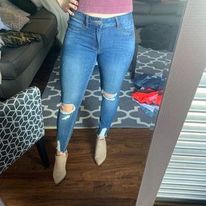 Womens super stretchy skinny jeans